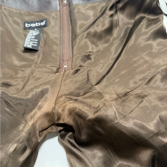 Bebe Brown Leather Garment. Pre-loved - Picture 12 of 16